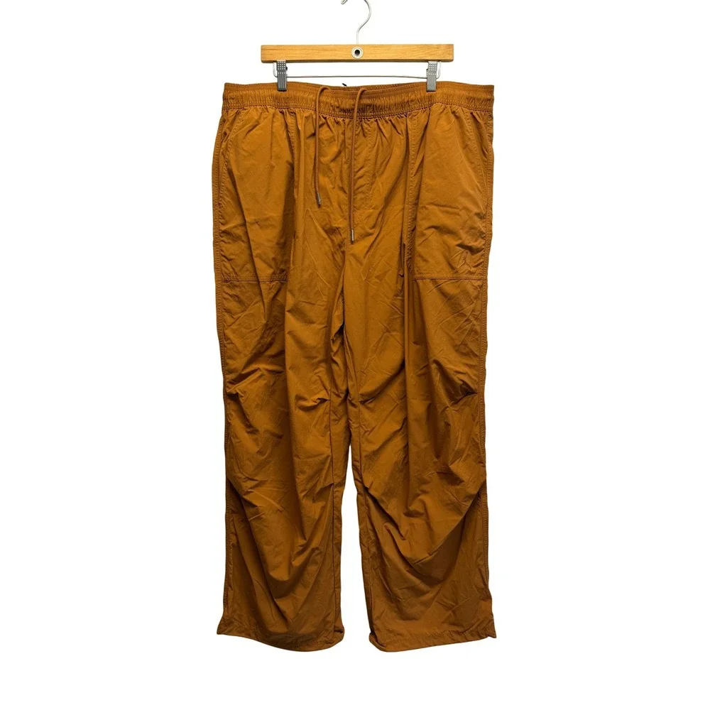Jordan Track Pants Nylon Loose Fit XXL Amber Mens